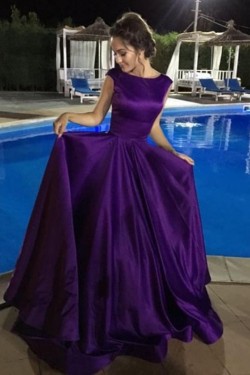 Elegant Ball Gown Prom Dresses Satin Evening Party Gowns 3021539