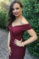 Elegant Mermaid Off-the-Shoulder Long Prom Evening Formal Dresses 3021545