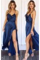 Charming Long Sexy Prom Dress Fashion Slit Spaghetti Straps Evening Dresses 3021552