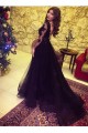 Long Sleeves V-Neck Lace Prom Evening Formal Dresses 3021557