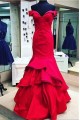 Long Red Off-the-Shoulder Prom Evening Formal Dresses 3020156