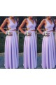 Two Pieces V-Neck Chiffon Long Prom Evening Formal Dresses 3021565