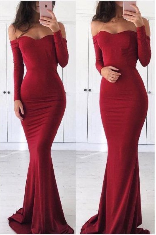 Mermaid Long Sleeves Long Prom Evening Formal Dresses 3021569 Mermaid Long Sleeves Long Prom Evening Formal Dresses 3021569