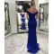 Mermaid Off-the-Shoulder Long Prom Evening Party Dresses 3021584