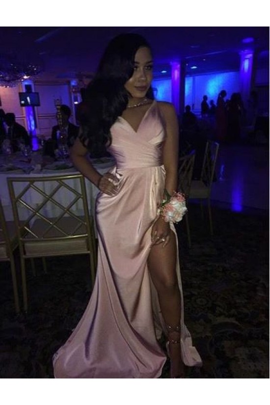 Long V-Neck Prom Evening Party Dresses 3021587
