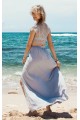Two Pieces Lace See Through Top Chiffon Prom Evening Formal Dresses 3020165