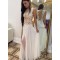 Long White Lace Appliques Long Prom Evening Formal Dresses 3020173