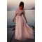 Beaded Long Sleeves Chiffon Prom Dresses Evening Gowns 3020210