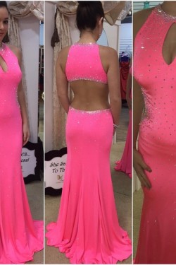 Beaded Sexy Long Mermaid Prom Dresses Evening Gowns 3020214