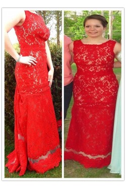 Long Red Lace Prom Dresses Evening Gowns 3020215