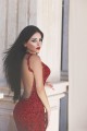 Mermaid Long Red Lace Prom Dresses Party Evening Gowns 3020242