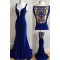 Mermaid Long Blue Prom Dresses Party Evening Gowns 3020271
