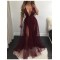 Sexy V-Neck Sequins and Tulle Long Prom Dresses Party Evening Gowns 3020272