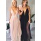 Sexy Low V-Neck Long Prom Dresses Party Evening Gowns 3020275
