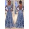A-Line Long Sleeves Lace Prom Dresses Party Evening Gowns 3020278