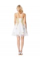 Short White Gold Lace Appliques Prom Dresses Party Evening Gowns 3020292 Short White Gold Lace Appliques Prom Dresses Party Evening Gowns 3020292