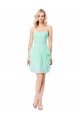 Short Mint Green Chiffon Prom Dresses Party Evening Gowns 3020293