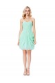 Short Mint Green Chiffon Prom Dresses Party Evening Gowns 3020293