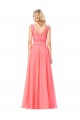 A-Line Illusion Neckline Lace Chiffon Prom Dresses Party Evening Gowns 3020294