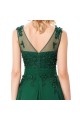A-Line Illusion Neckline Lace Chiffon Prom Dresses Party Evening Gowns 3020294