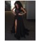 Long Black Lace Prom Dresses Party Evening Gowns 3020323