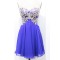 Short Blue Chiffon Lace Homecoming Cocktail Prom Dresses 3020343