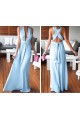 Sexy Long Blue Prom Dresses Party Evening Gowns 3020344