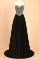 A-Line Sweetheart Beaded Long Black Prom Dresses Party Evening Gowns 3020359 A-Line Sweetheart Beaded Long Black Prom Dresses Party Evening Gowns 3020359