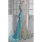 Mermaid One Sleeve Lace Long See Through Prom Dresses Party Evening Gowns 3020375