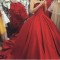 Ball Gown Strapless Long Red Prom Dresses Party Evening Gowns 3020397