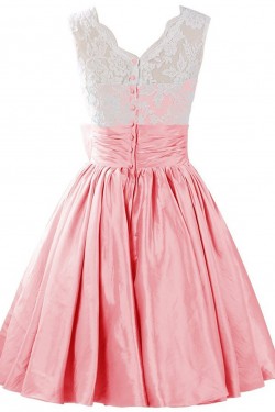 A-Line Lace Short Prom Dresses Party Evening Gowns 3020409