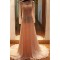 A-Line Long Sleeves Beaded Backless Prom Dresses Party Evening Gowns 3020411