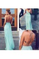 Long Spaghetti Straps Mint Chiffon Prom Dresses Party Evening Gowns 3020416 Long Spaghetti Straps Mint Chiffon Prom Dresses Party Evening Gowns 3020416