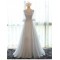 A-Line Illusion Neckline 3/4 Length Sleeves Prom Dresses Party Evening Gowns 3020425