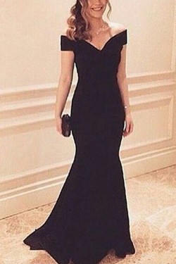 Mermaid Off-the-Shoulder Long Prom Dresses Party Evening Gowns 3020428