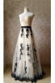 A-Line Sweetheart Lace Tulle Long Prom Dresses Party Evening Gowns 3020441