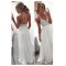 Long White Spaghetti Straps Chiffon Prom Dresses Party Evening Gowns 3020443