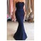Long Blue Beaded Lace Mermaid Prom Dresses Party Evening Gowns 3020445
