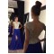 Long Blue Beaded Prom Dresses Party Evening Gowns 3020446