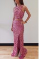 Sparkly Two Pieces Long Prom Dresses Party Evening Gowns 3020453