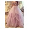 Purple Two Pieces Prom Dresses Party Evening Gowns 3020463