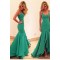 Long Green Mermaid Prom Dresses Party Evening Gowns 3020472