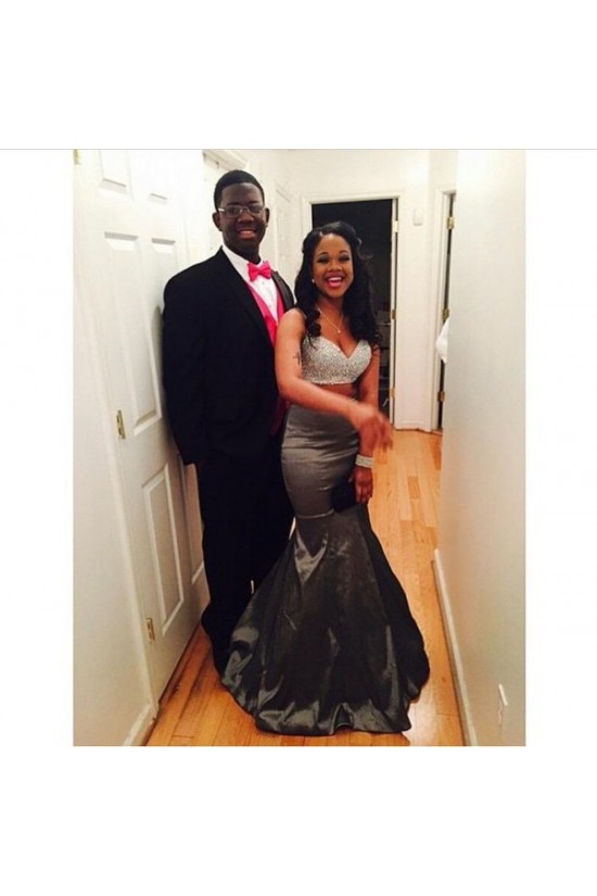Mermaid Two Pieces Prom Dresses Party Evening Gowns 3020496