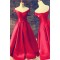 Long Red Off-the-Shoulder Prom Dresses Party Evening Gowns 3020500