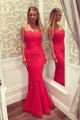 Mermaid Long Red Lace Prom Dresses Party Evening Gowns 3020515 Mermaid Long Red Lace Prom Dresses Party Evening Gowns 3020515