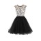 Short Black Beaded Homecoming Cocktail Prom Dresses 3020525