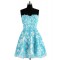 Short Blue Lace Appliques Homecoming Cocktail Prom Dresses 3020528