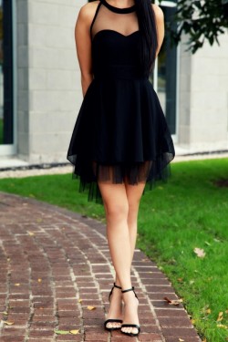 Short Illusion Neckline Homecoming Cocktail Prom Dresses Party Evening Gowns 3020544