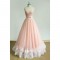 A-Line Long Pink Lace Prom Dresses Party Evening Gowns 3020548