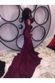 Sexy Mermaid Long Sleeves Prom Evening Dresses with Gold Lace Appliques 3020565 Sexy Mermaid Long Sleeves Prom Evening Dresses with Gold Lace Appliques 3020565